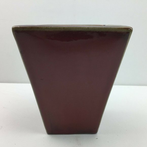 Unbranded Accents Red Square Vase Centerpiece Flower Arrangement